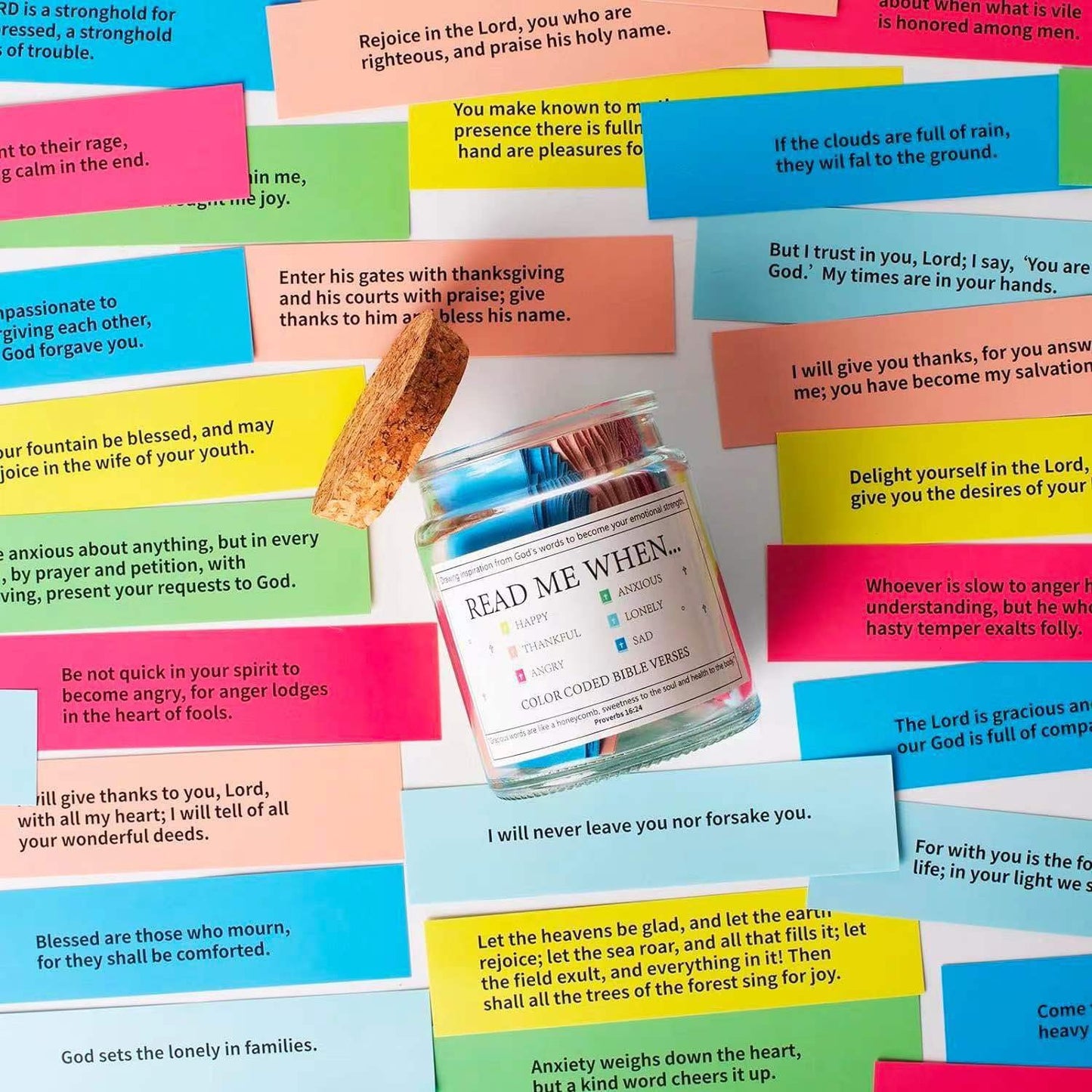 Bible verse jar