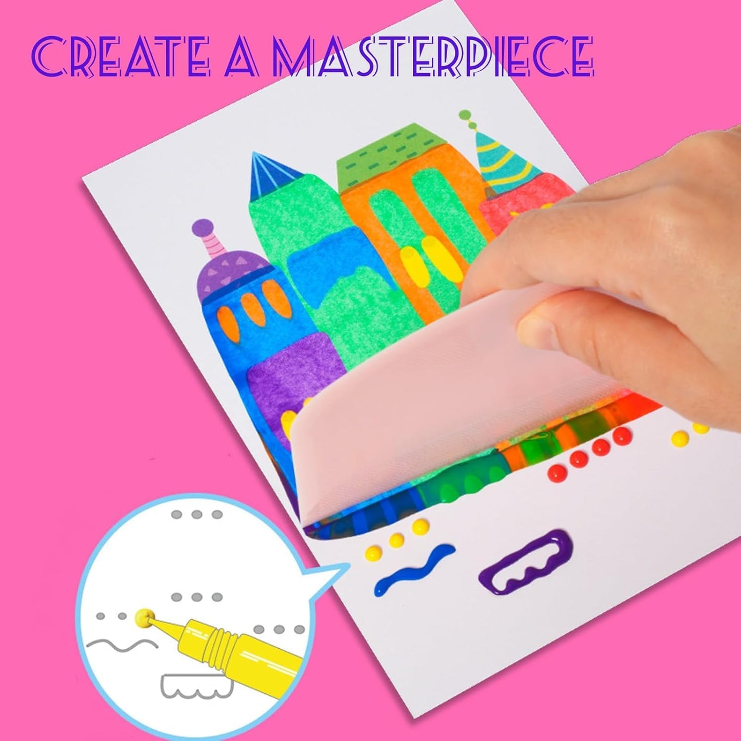Rainbow Scratch Art