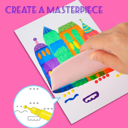 Rainbow Scratch Art